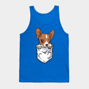 chihuahua in pocket Tank Top